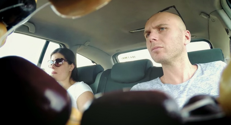 accion de marketing de guerrilla con mucho drama