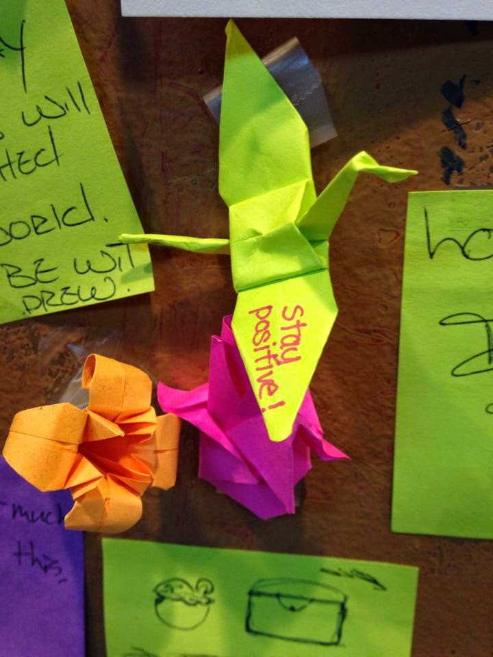 rosas pizza - postits