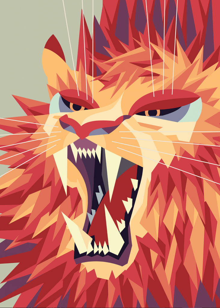 gloria pizzilli - ilustracion león